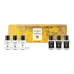 ACQUA DI PARMA 6 * 5 ML MINI SET: COLONIA EAU DE COLOGNE + ARANCIA DI CAPRI EAU DE TOILETTE + MIRTO DI PANAREO EAU DE TOILETTE + LUCE DI ROSA EAU DE PARFUM + MAGNOLIA INFINITA EAU DE PARFUM + ZAFFERANO EAU DE PARFUM