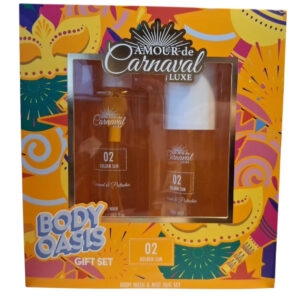AMOUR DE CARNAVAL 02 GOLDEN SUN 2 PCS SET FOR WOMEN: 5.07 BODY MIST + 10.1 BODY WASH