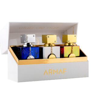 ARMAF CLUB DE NUIT 3 * 1 OZ PARFUM SPRAY SET: ICONIC + IMPERIALE + UNTOLD