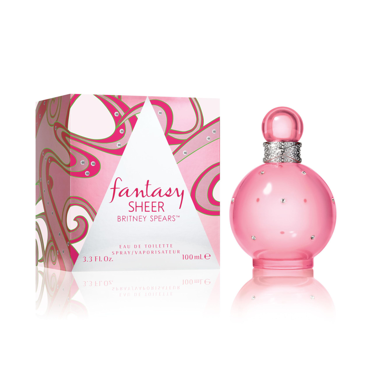 BRITNEY SPEARS FANTASY SHEER 3.3 EAU DE TOILETTE SPRAY FOR WOMEN.