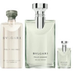 BVLGARI POUR HOMME 3 PCS SET FOR MEN: 3.4 EAU DE PARFUM SPRAY + 2.5 SHOWER GEL + 0.17 EAU DE PARFUM TRAVEL SPRAY