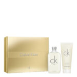 CK ONE 2 PCS SET: 6.7 EAU DE TOILETTE SPRAY + 6.7 SKIN MOISTURIZER LOTION