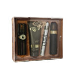 CUBA GOLD 4 PCS SET FOR MEN: 3.3 EAU DE TOILETTE SPRAY + 1.2 EAU DE TOILETTE SPRAY + 3.3 AFTER SHAVE + 6.6 SHOWER GEL