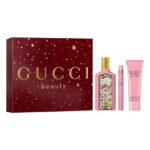 GUCCI FLORA GORGEOUS GARDENIA 3 PCS SET FOR WOMEN: 3.3 EAU DE PARFUM SPRAY + 0.33 EAU DE PARFUM SPRAY + 1.6 BODY LOTION.