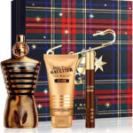 JEAN PAUL GAULTIER LE MALE ELIXIR 3 PCS SET: 4.2 PARFUM SPRAY + 0.34 PARFUM SPRAY + 2.5 ALL-OVER SHOWER GEL
