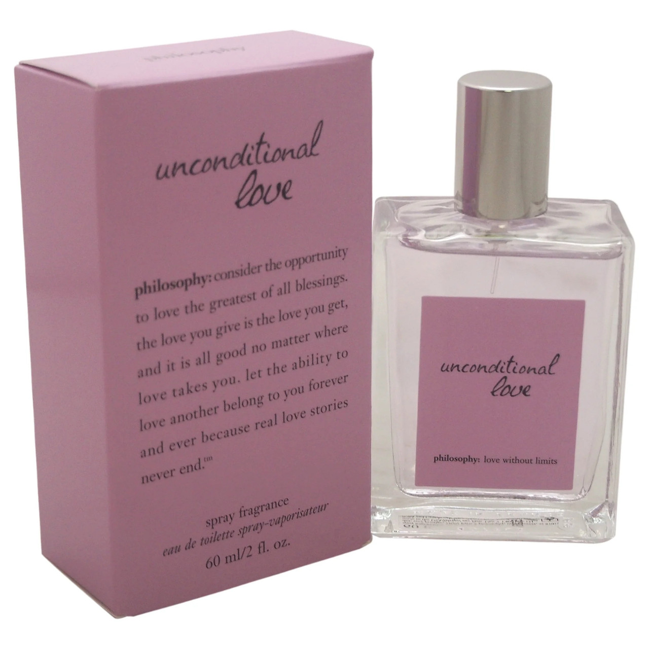 PHILOSOPHY UNCONDITIONAL LOVE 2 OZ EAU DE TOILETTE SPRAY FOR WOMEN