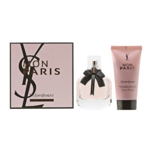 YSL MON PARIS 2 PCS SET: 1.6 EAU DE PARFUM SPRAY + 1.6 BODY LOTION