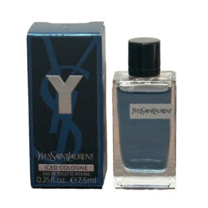 YSL Y ICED COLOGNE 7.5 ML EAU DE TOILETTE INTENSE MINI FOR MEN
